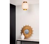 Lucide Plafoniera in metallo e diffusore in porcellana dal design elegante Gosse