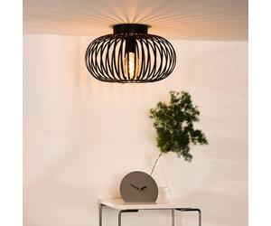 Lucide Plafoniera Manuela, Ø 40 cm, nero Lucide