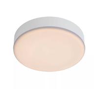 Lucide Plafoniera rotonda diffusore a LED dimmerabile struttura in alluminio mod