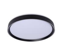 Lucide Plafoniera rotonda grande in metallo con diffusore acrilico a LED dimmera [EEK: G]