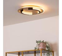 Lucide Plafoniera rotonda in metallo con doppio diffusore a led Andreas Ottone 3 [EEK: G]