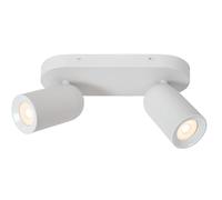 LUCIDE PUNCH - Faretto da soffitto, 2 x GU10, colore: Bianco