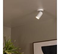 Lucide Faretto a parete Punch, 1 luce, bianco Lucide
