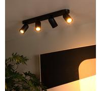 Lucide PUNCH lampada a soffitto 4 luci, GU10, 13958/04/30, PUNCH [Lampade per Interni > Lampade a Soffitto]