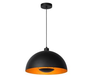 LUCIDE Siemens - Luci a sospensione Ø 40 cm, 1 x E27, colore: Nero (45496/01/30)
