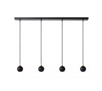 Lucide Sospensione con 4 pendenti con struttura in metallo dal design elegante F
