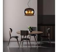 Lucide Lampada a sospensione Olivia con vetro fumè Ø 40cm Lucide