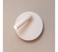 Lucide Spot a parete ricaricabile a LED Jolijn, bianco, Ø 10,2 cm, magnete Lucide