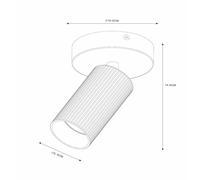 Lucide Spot soffitto Clubs, 1 luce, nero 09939/01/30