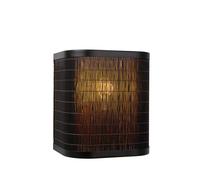 Lucide Applique da parete moderna struttura in metallo e diffusore in rattan Tag [EEK: A]