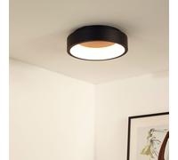 LUCIDE TALOWE - Plafoniera a LED, Ø 30 cm, 1 x 20 W, 3000 K, colore: Nero