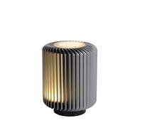LUCIDE Turbina - Lampada da tavolo - Ø 10,6 cm - LED - 1 X 5 W 3000 K - Grigio