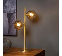LUCIDE TYCHO - Lampada da tavolo - 2 x G9 - Oro opaco/Ottone
