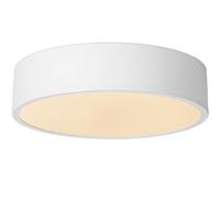 LUCIDE UNAR - Lampada da soffitto, Ø 20 cm, LED 3 StepDim, 1 x 12 W, 2700 K, colore: Bianco