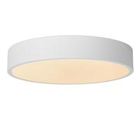 LUCIDE UNAR - Lampada da soffitto, Ø 30 cm, LED 3 StepDim, 1 x 18 W, 2700 K, colore: Bianco