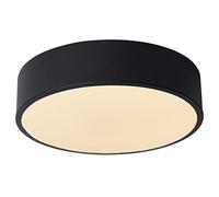Lucide Plafoniera Unar LED, nera, Ø 20 cm Lucide