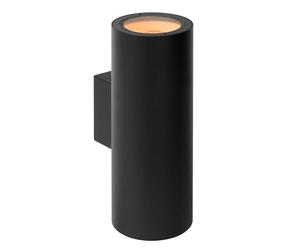 LUCIDE VOLANTIS - Faretto da Parete/Lampada da Parete Interni/Esterni - 2xE27 - IP54 - Nero