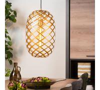 LUCIDE - Lampada a sospensione in metallo, 60 W, ottone satinato