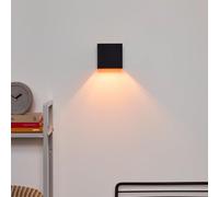 Lucide 09217/04/30 a +, Xio - Lampada da parete LED, dimmerabile, 1 X 4 W, 2700 K, Alluminio, G9, Nero, 9.6 x 9.6 x 9.6 cm