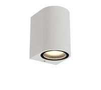 LUCIDE ZARO - Faretto da parete per esterni, 1xGU10, IP44, colore: Bianco