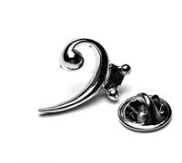 Lucido argentato in si bemolle pin badge Gift musicista conduttore Teacher Student
