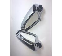 Lucido Cromo Specchio Cover di Ricambio Coppia per Audi A4 S4 B6 B7 Anche A6 &