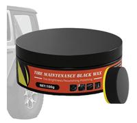 Lucido Per Pneumatici Per Auto,Crema Pulitore Oscurante Per Cerchi 100g,Balsamo Lucido Per Ruote Con Rivestimento Impermeabile - Per Camion Rimorchio Trattore Campeggio Car SUV Esterno V
