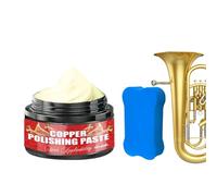 Lucido Per Rame,40ml Ripristino Antigraffio e Rimozione Ossidazione - Pasta Lucidante E Riparante | per Tromba Trombone Sassofono Orologio Anello Parti Auto Ferramenta