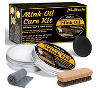 Lucido Scarpe per Stivali in Pelle, Grasso per Scarpe in Pelle e Detergente 100 g, Grasso di Foca con Formula Impermeabile Premium per Ammorbidire e Ripristinare Scarpe Mobili in Pelle, Pulizia Scarpe