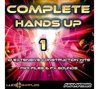 Lucidsamples Drum Kit Pack- Complete Hands Up Vol. 1, 442 WAV & AIFF Samples per Produzione Musicale
