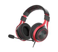 LUCIDSOUND LS25 eSports CUFFIE, Nero, Rosso