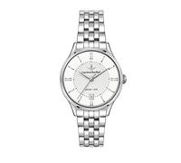 Orologio LUCIEN ROCHAT donna Charme data acciaio / bianco R0453115504