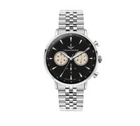 Orologio LUCIEN ROCHAT uomo GarCon cronografo acciaio / nero R0453120002