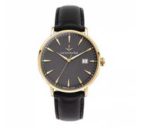 Lucien Rochat Garçon - Orologio Uomo Pelle Nero Oro (R0451120004)