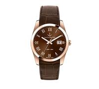 LUCIEN ROCHAT LÈMAN Orologio Uomo Tempo e data in Acciaio, Pelle naturale - R0451114001