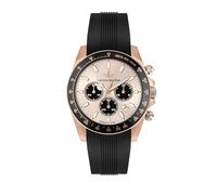 LUCIEN ROCHAT Orologio Uomo, Cronografo, Tempo, Data, 41 mm, Collezione LEMAN, Silicone