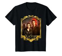 Lucifer Morningstar And Detective Decker Maglietta, Bambini, Nero, 4 Anni