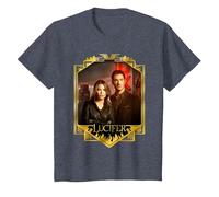 Lucifer Morningstar And Detective Decker Maglietta, Bambini, Pervinca, 4 Anni