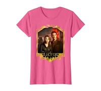 Lucifer Morningstar And Detective Decker Maglietta, Donna, Rosa mélange, 3XL