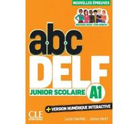 Lucile Chapiro Adrien ABC DELF Junior Scolaire - Niveau A1 - 3eme e (Tascabile)