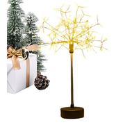 Lucine - Lampada da tavolo a fiori | a ramo - Luce floreale a LED di Natale con luce bianca calda, alimentata a batteria o tramite USB, perfetta per feste di arredamento domestico e decorazioni f