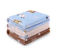luciphia 3 Pezzi Coperta per Cane/Gatto Lavabile Soffice Durevole, Morbida e Calda Flanella,Agnello,Small (60 * 40cm)