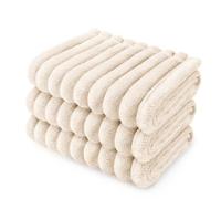luciphia 3 Pezzi Coperta per Cani Gatto Lavabile Soffice Durevole, Morbida e Calda Flanella, Tappetino Protezione per Mobili Bambini Cane Gatti Beige 76_x_104_cm