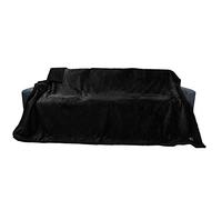 luciphia Coperta Impermeabile per Cani, Gatti, Animali, Soffice a Doppio Strato, Anti-Pipì Resistente ai Liquidi Coperte per Animali Domestici Per Divani Nero XL (145 * 216cm)