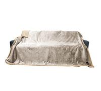 luciphia Coperta Impermeabile per Cani, Gatti, Animali, Soffice a Doppio Strato, Anti-Pipì Resistente ai Liquidi Coperte per Animali Domestici Per Divani Grigio bianco XL (145 * 216cm)