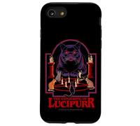 Lucipurr Cat Conjuring Sarcastic Retro Funny Adult Humor Custodia per iPhone SE (2020) / 7 / 8