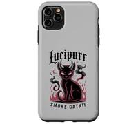 Lucipurr Cat Smoke Catnip Horror Movie Wizard My Meowdy Custodia per iPhone 11 Pro Max
