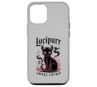 Lucipurr Cat Smoke Catnip Horror Movie Wizard My Meowdy Custodia per iPhone 12/12 Pro