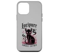 Lucipurr Cat Smoke Catnip Horror Movie Wizard My Meowdy Custodia per iPhone 12 mini