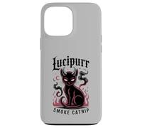 Lucipurr Cat Smoke Catnip Horror Movie Wizard My Meowdy Custodia per iPhone 13 Pro Max